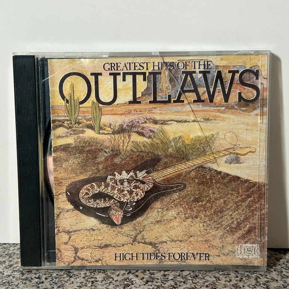 The Outlaws: Greatest Hits of the Outlaws/High Tides‎ Forever CD Snake 1982 Rock